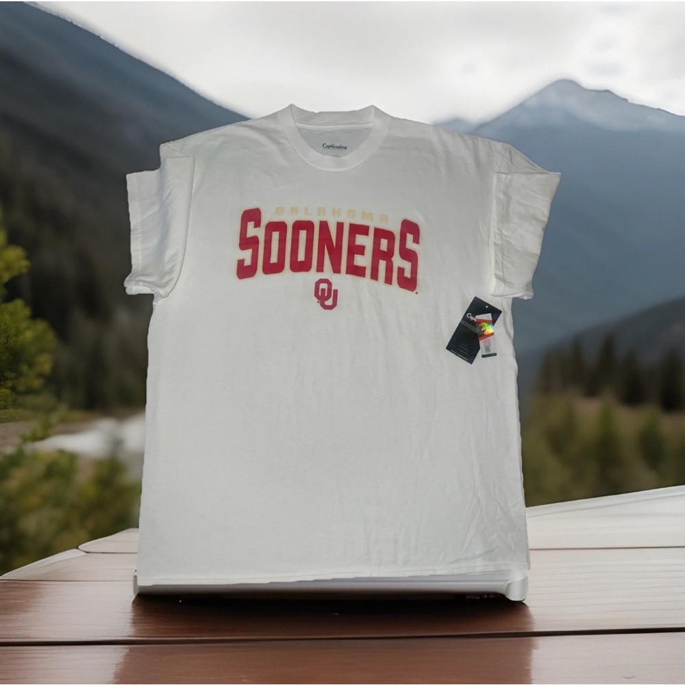 Oklahoma Sooners Captivating T Shirt White Men’s Sz XL NWT